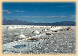 Tas de sel Altiplano, Salta - Argentine